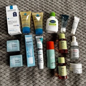 NEW 15 Piece Drugstore Skincare Sample/Travel Set